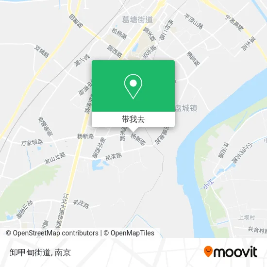 卸甲甸街道地图