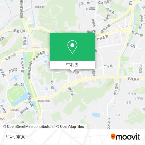 前社地图