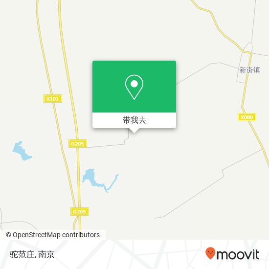 驼范庄地图