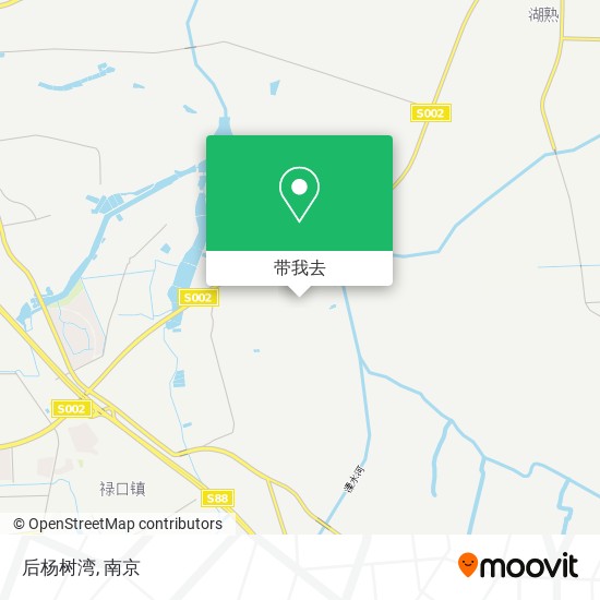 后杨树湾地图
