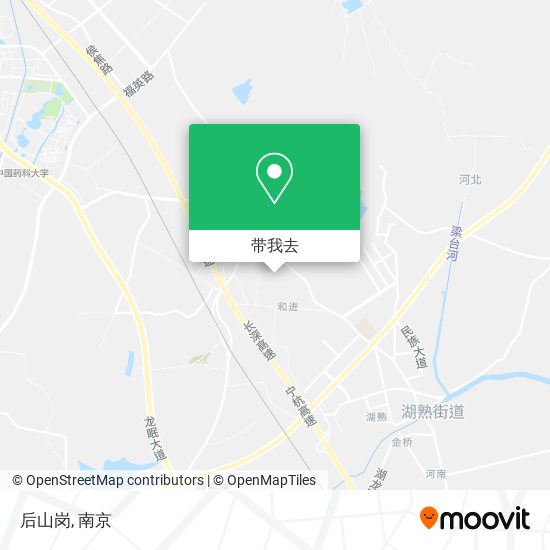后山岗地图
