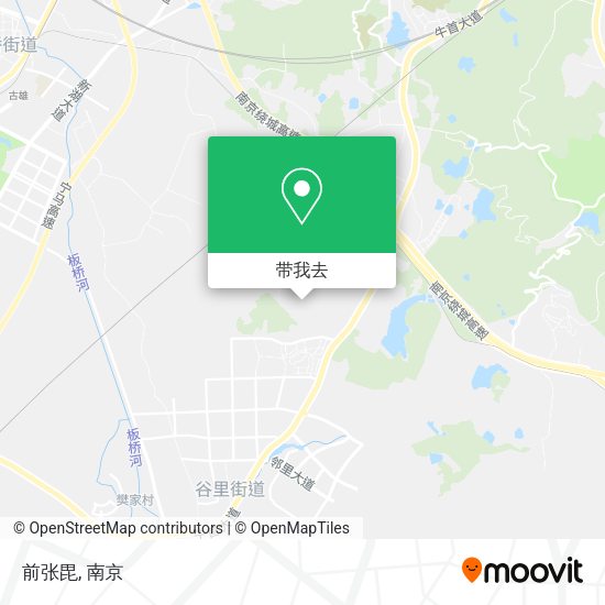 前张毘地图