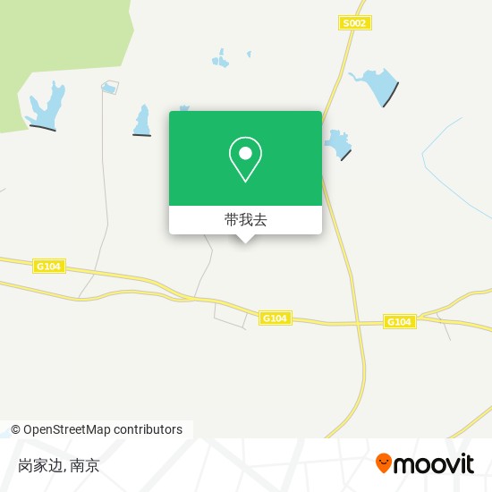 岗家边地图