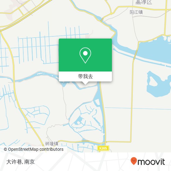 大许巷地图