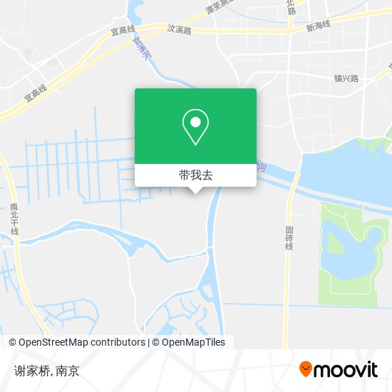 谢家桥地图