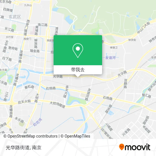 光华路街道地图