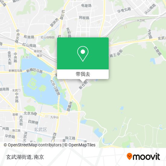 玄武湖街道地图