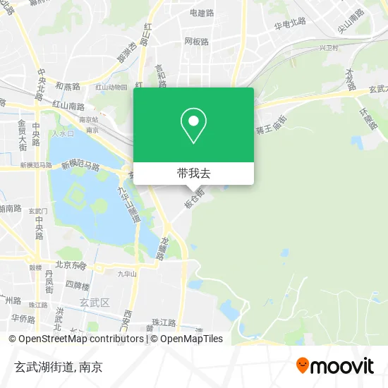 玄武湖街道地图