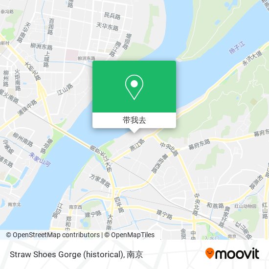 Straw Shoes Gorge (historical)地图