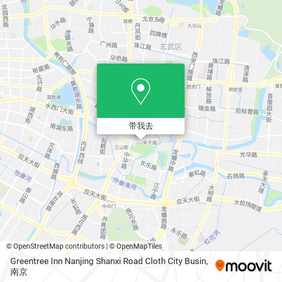 Greentree Inn Nanjing Shanxi Road Cloth City Busin地图