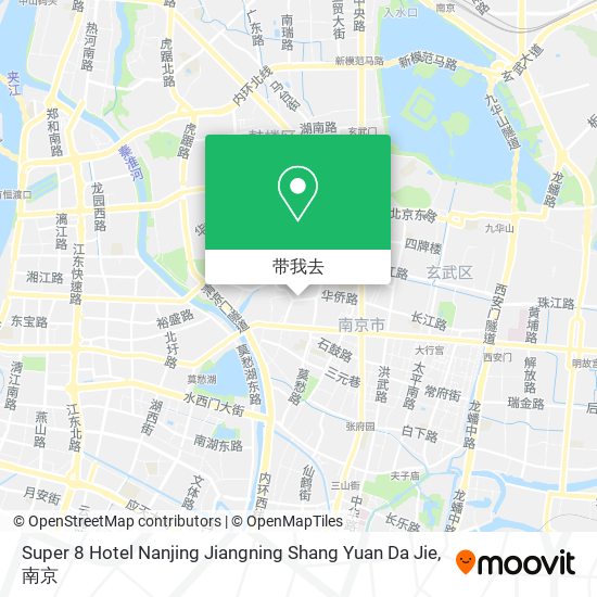 Super 8 Hotel Nanjing Jiangning Shang Yuan Da Jie地图