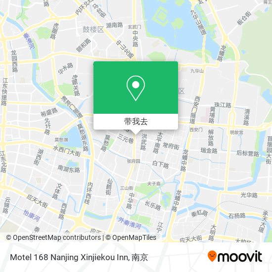 Motel 168 Nanjing Xinjiekou Inn地图