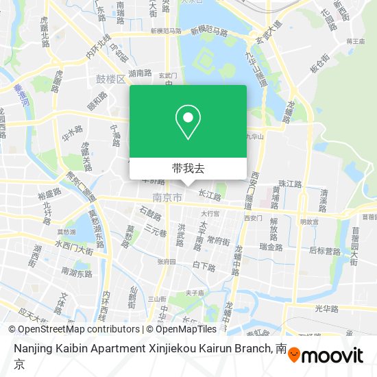Nanjing Kaibin Apartment Xinjiekou Kairun Branch地图