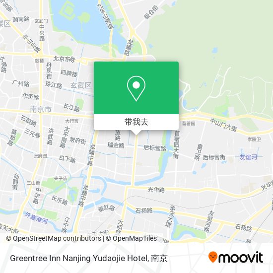 Greentree Inn Nanjing Yudaojie Hotel地图