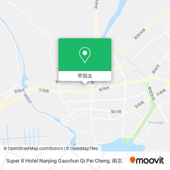 Super 8 Hotel Nanjing Gaochun Qi Pei Cheng地图
