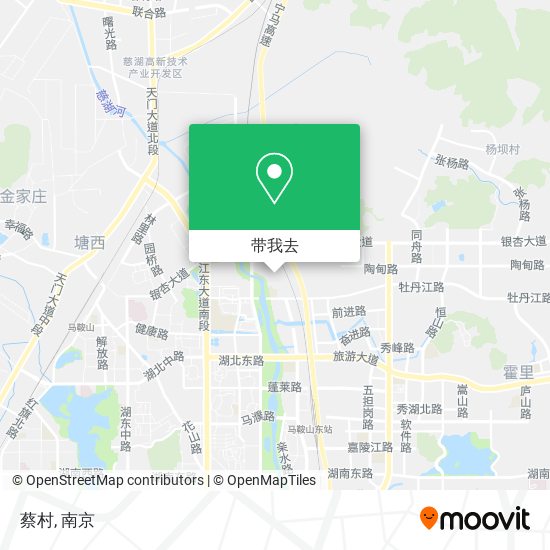 蔡村地图