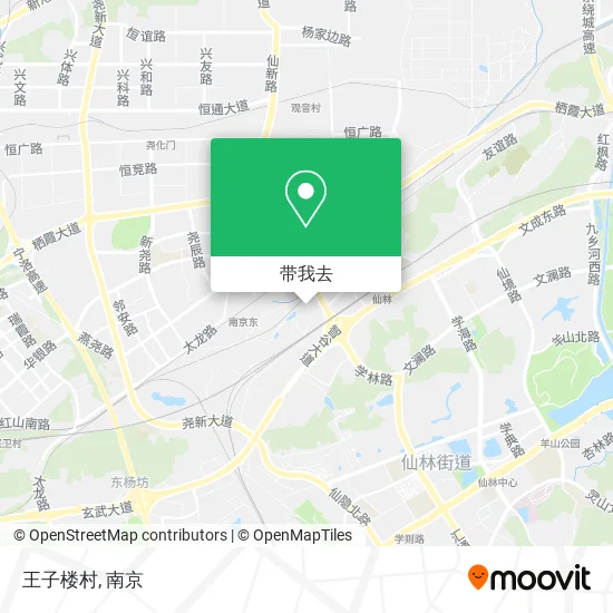 王子楼村地图