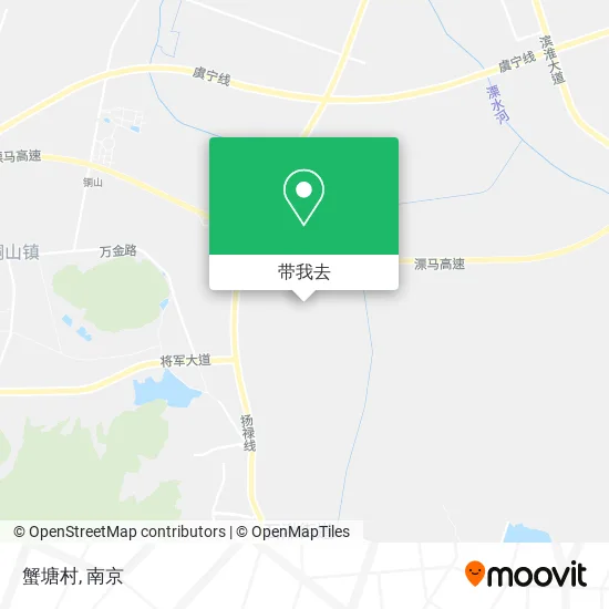 蟹塘村地图