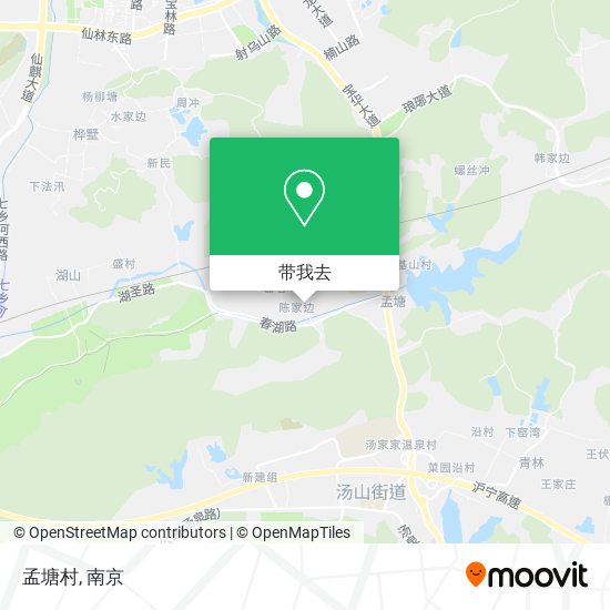 孟塘村地图