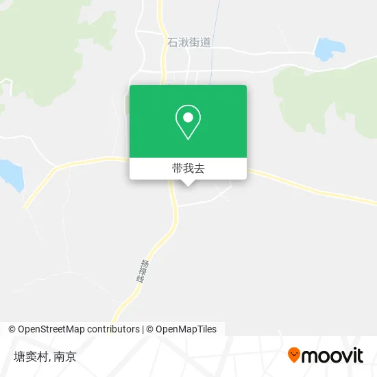 塘窦村地图