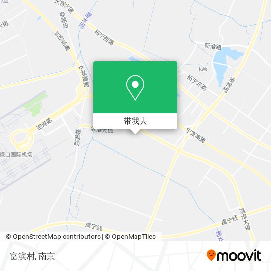 富滨村地图