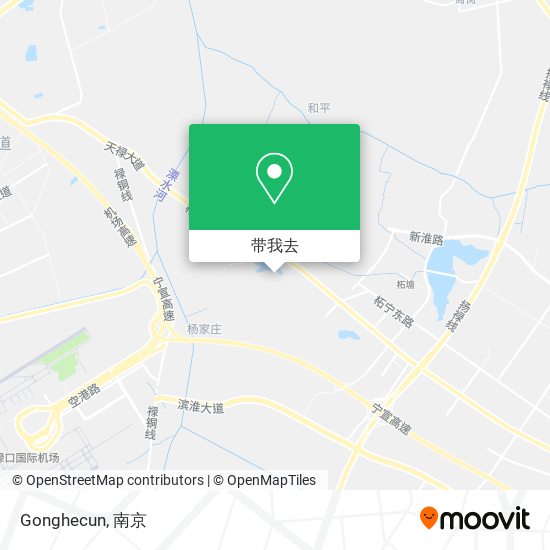Gonghecun地图