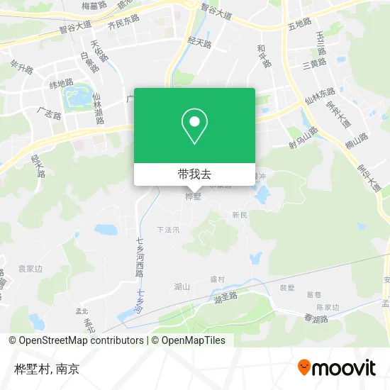桦墅村地图