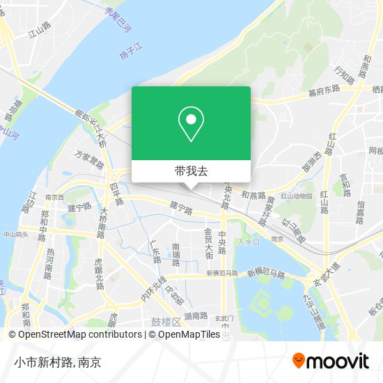 小市新村路地图