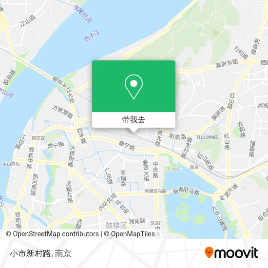 小市新村路地图