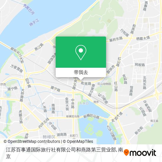江苏百事通国际旅行社有限公司和燕路第三营业部地图