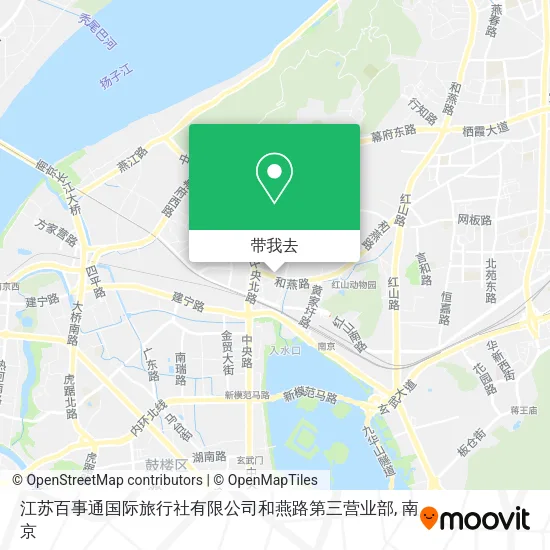 江苏百事通国际旅行社有限公司和燕路第三营业部地图