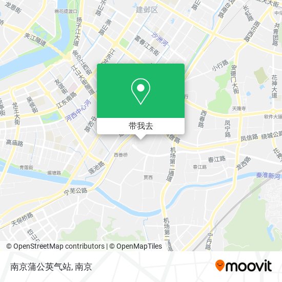 南京蒲公英气站地图