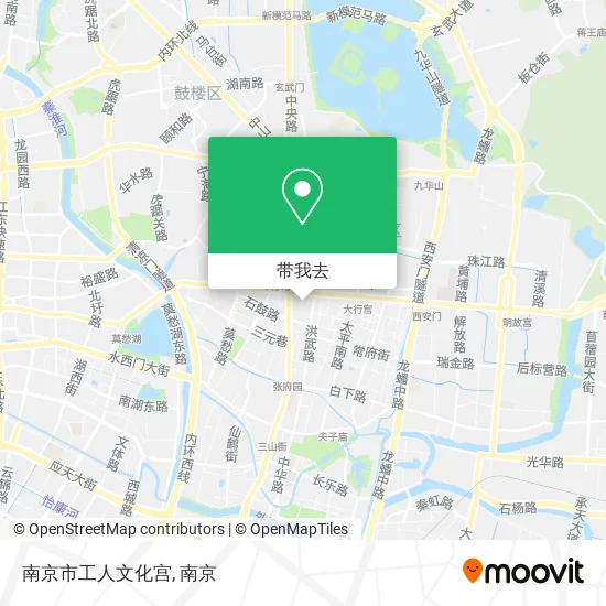 南京市工人文化宫地图