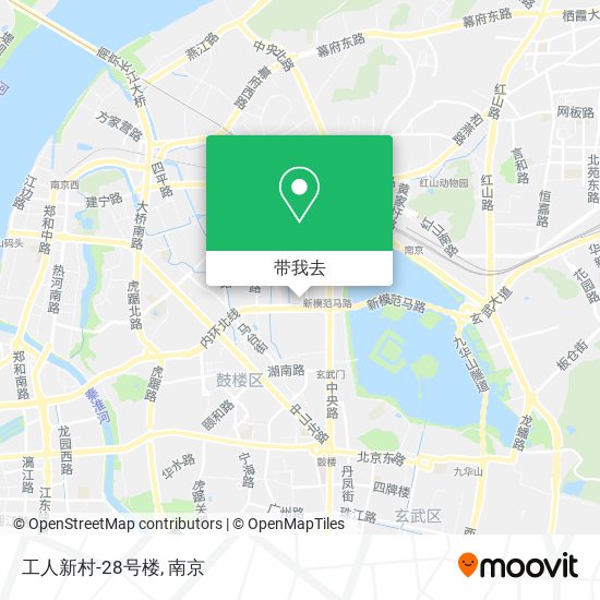 工人新村-28号楼地图
