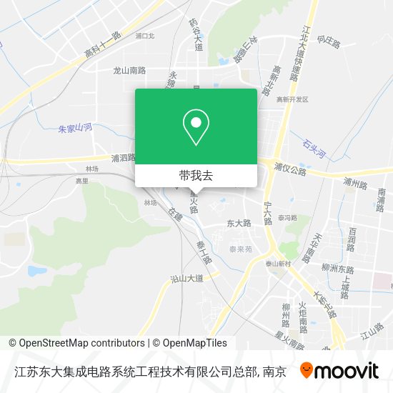 江苏东大集成电路系统工程技术有限公司总部地图