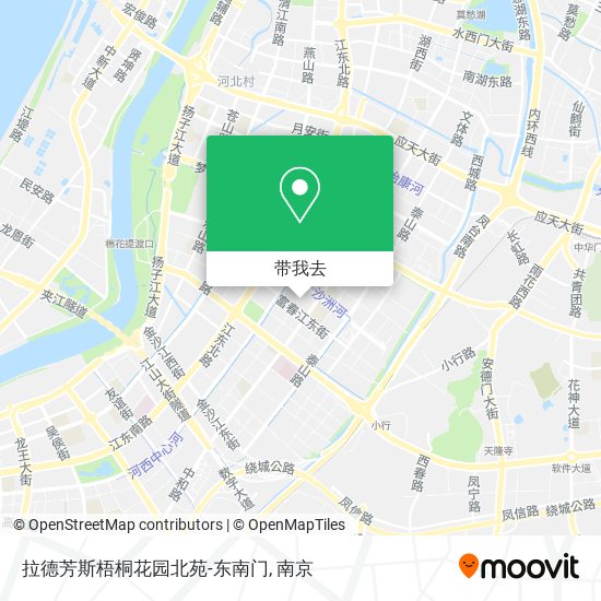 拉德芳斯梧桐花园北苑-东南门地图