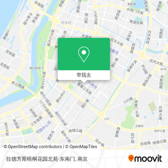 拉德芳斯梧桐花园北苑-东南门地图