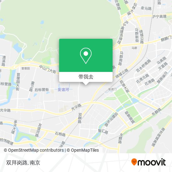 双拜岗路地图