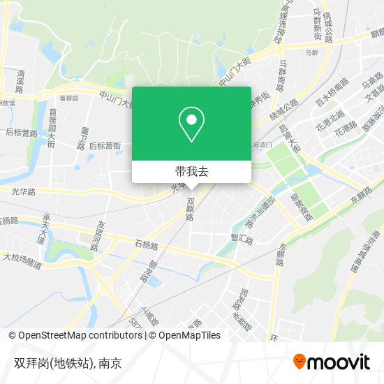 双拜岗(地铁站)地图