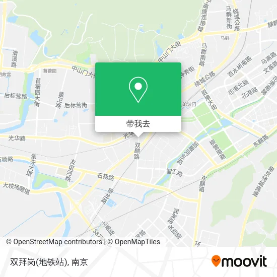双拜岗(地铁站)地图