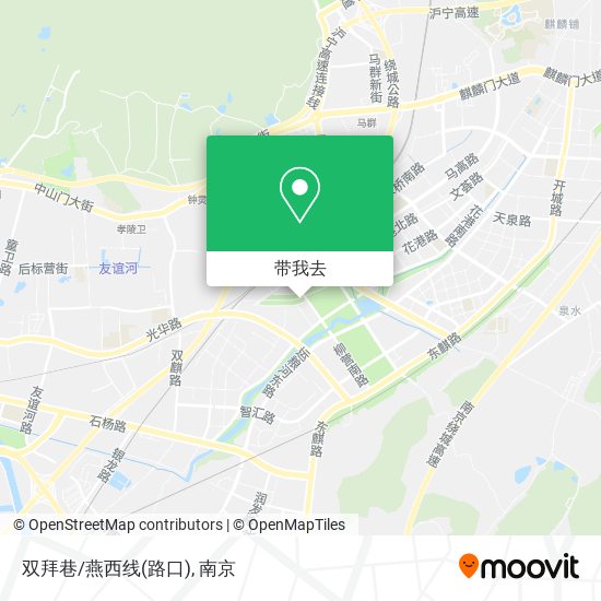 双拜巷/燕西线(路口)地图