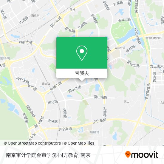 南京审计学院金审学院-同方教育地图