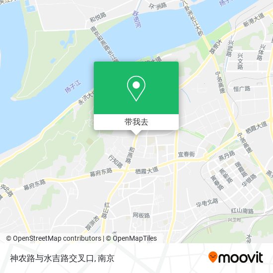 神农路与水吉路交叉口地图
