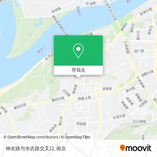 神农路与水吉路交叉口地图