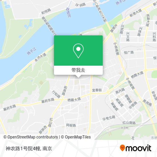 神农路1号院4幢地图