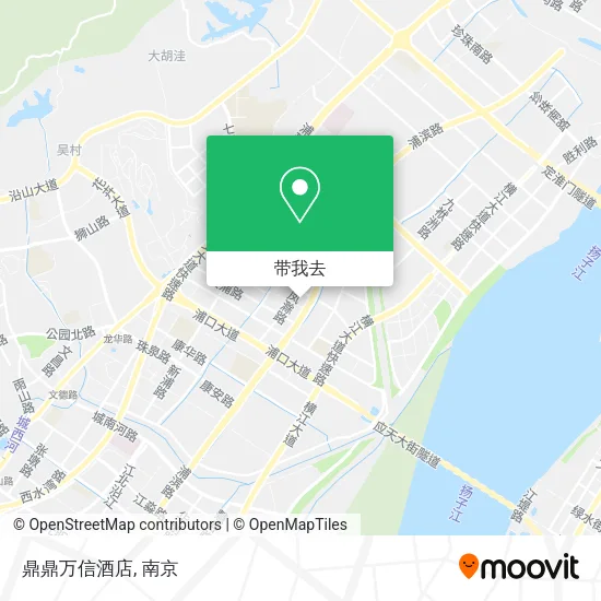 鼎鼎万信酒店地图