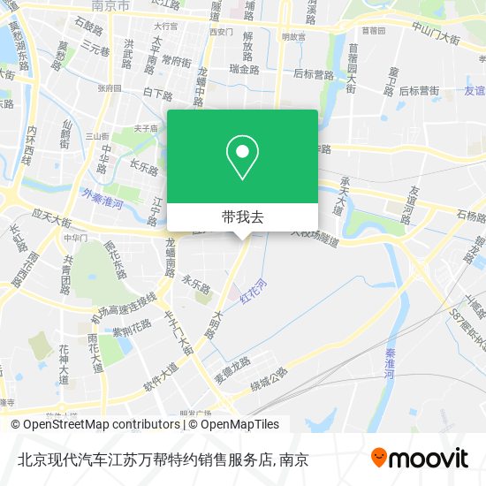北京现代汽车江苏万帮特约销售服务店地图