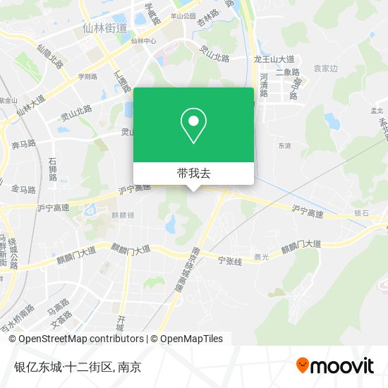 银亿东城·十二街区地图