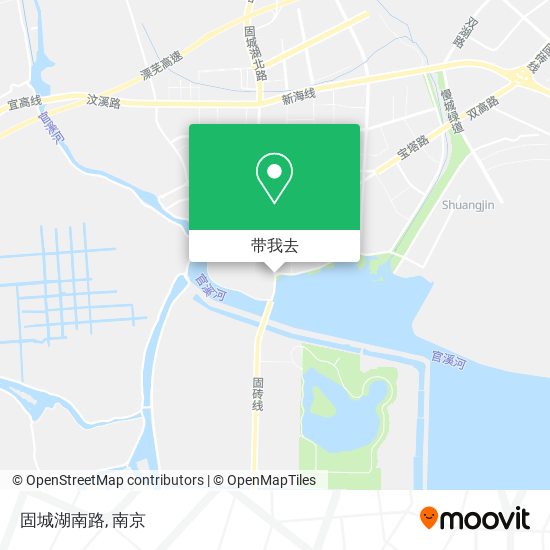 固城湖南路地图