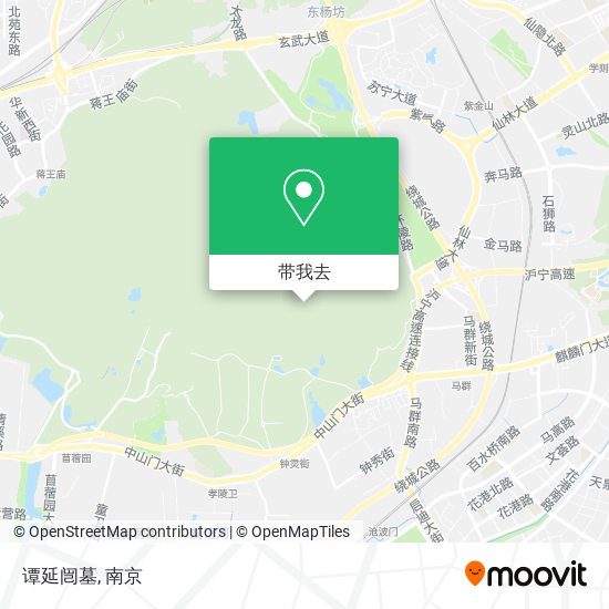 谭延闿墓地图